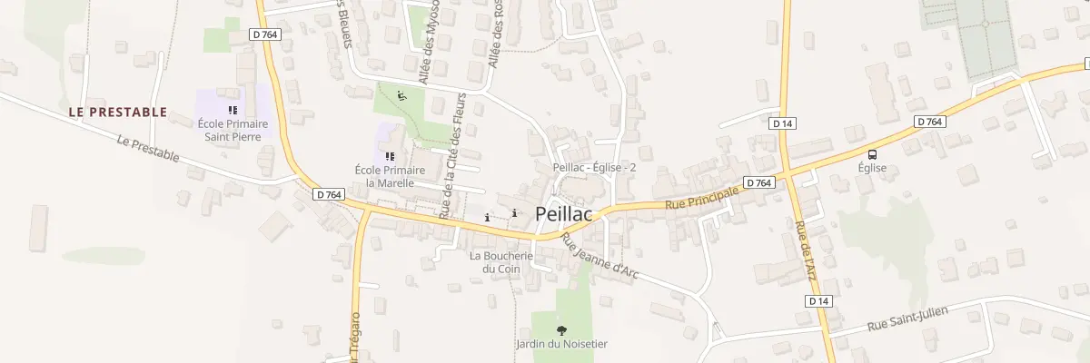 Plan du 22 Pl de l’Eglise à Peillac