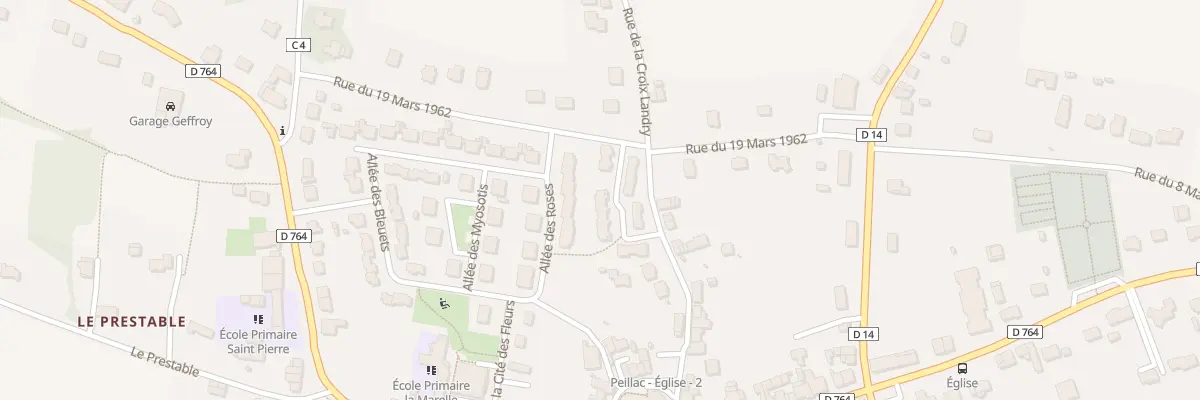 Plan du 6 Res La Croix Landry à Peillac