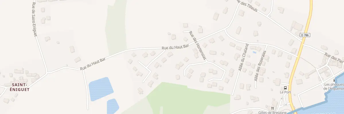 Plan du 1 All des Chênes à Saint-Cast-le-Guildo
