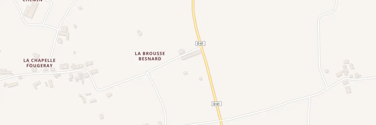 Plan du 5128 La Brousse Besnard à Trédias