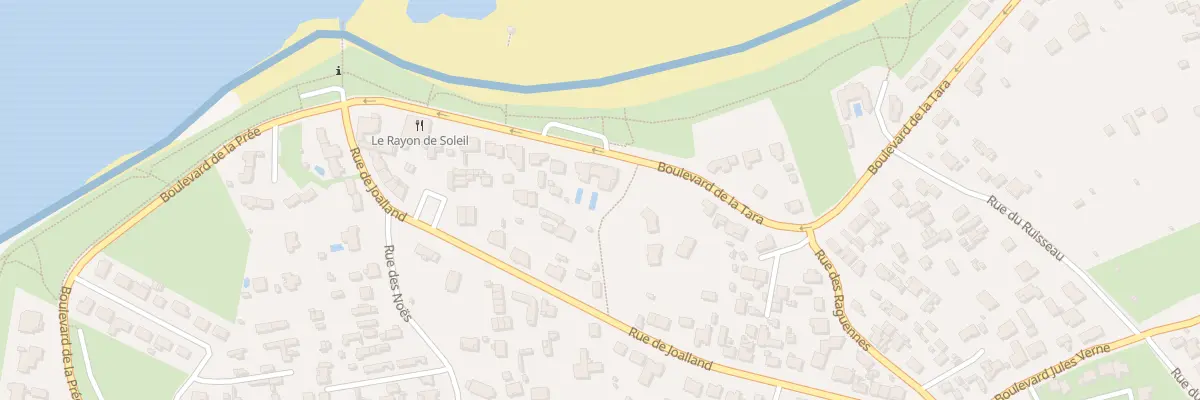 Plan du 207 Bd de la Tara à La Plaine-sur-Mer