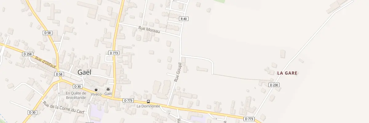 Plan du 4 Rue Goupil à Gaël