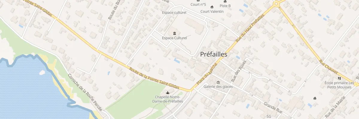 Plan du 26B Pl du Marché à Préfailles