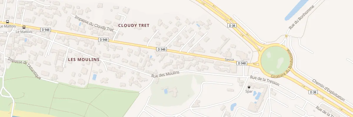 Plan du 100B Rue Nationale à La Guérinière