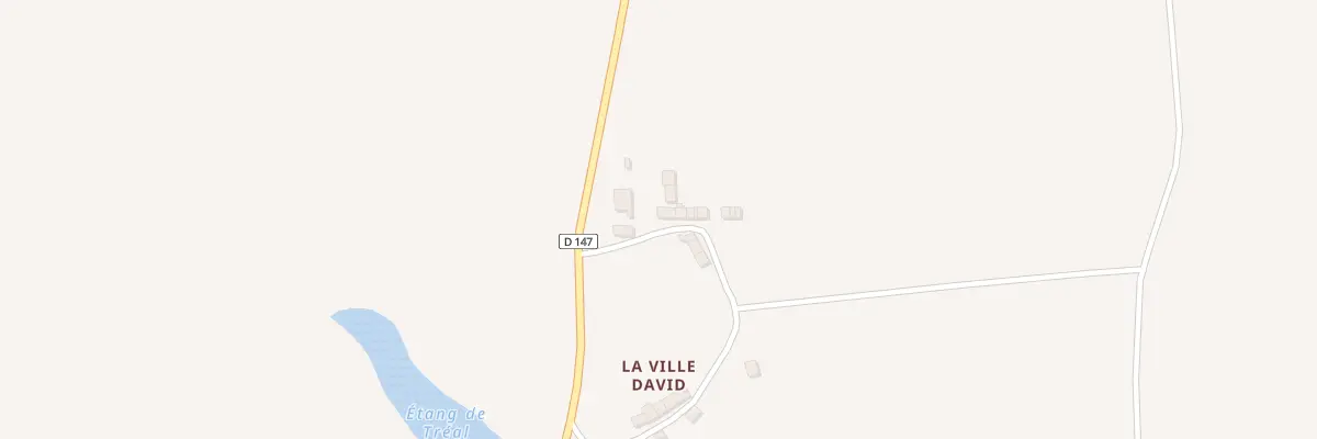 Plan du 5 La Ville David à Tréal