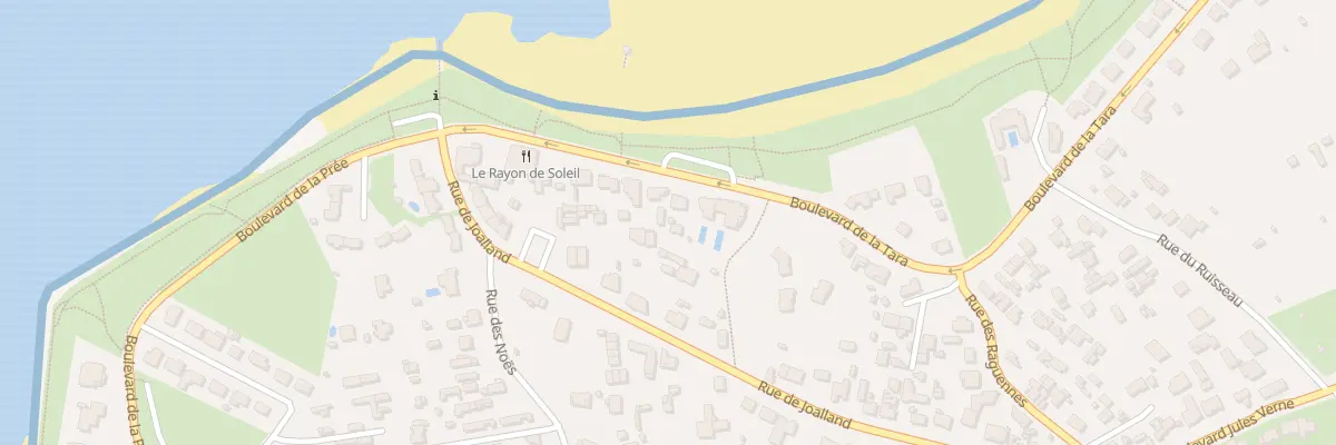 Plan de Bd de la Tara à La Plaine-sur-Mer