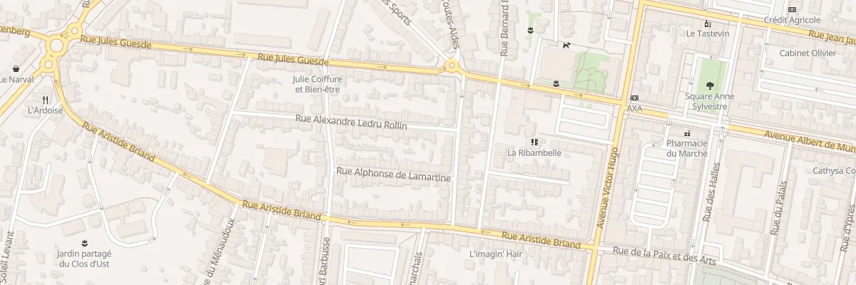 Plan du 3 Rue Alexandre Ledru-Rollin à Saint-Nazaire