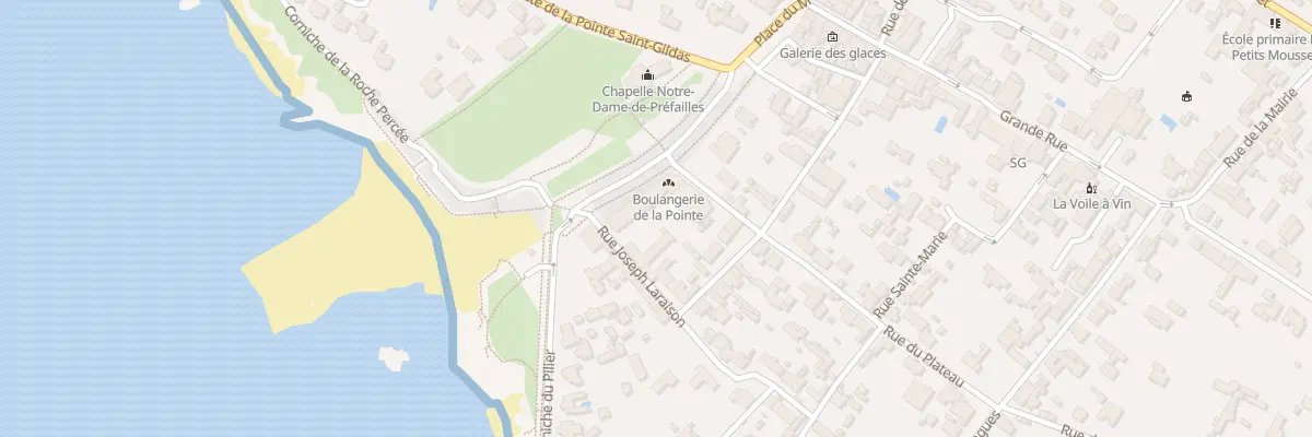 Plan du 35 Rue du Plateau à Préfailles