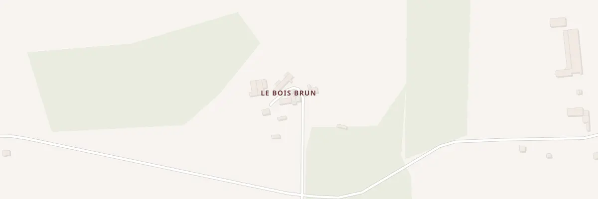 Plan du 1 Le Bois Brun à Tréal
