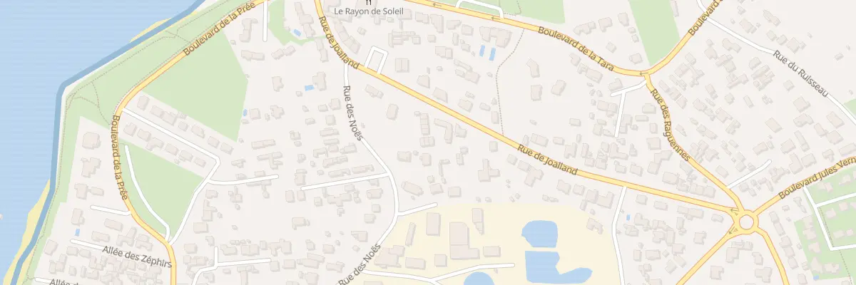 Plan du 83F Rue de Joalland à La Plaine-sur-Mer