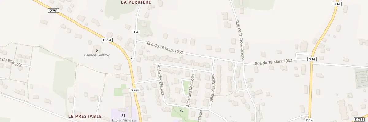 Plan du 10 All des Glaïeuls à Peillac