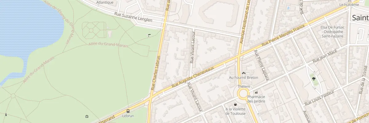 Plan du 85 Rue Vivant Lacour à Saint-Nazaire