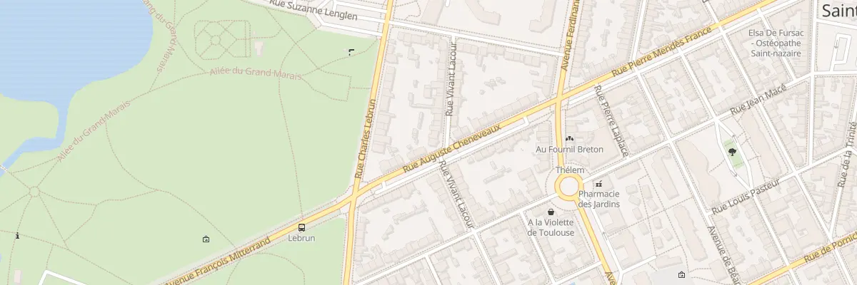 Plan du 75 Rue Vivant Lacour à Saint-Nazaire