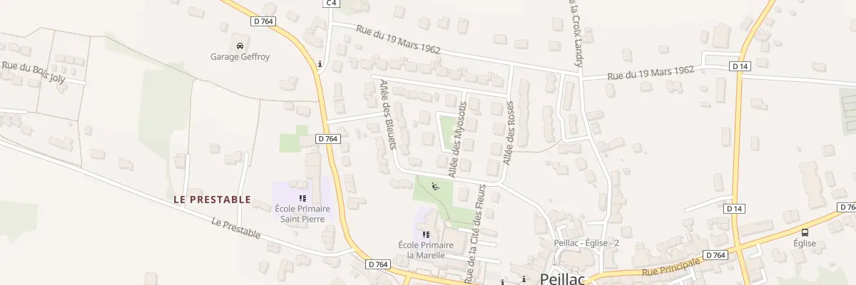 Plan du 3 All des Myosotis à Peillac
