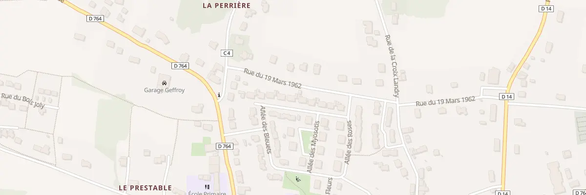 Plan du 12 All des Glaïeuls à Peillac