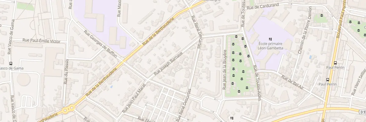 Plan du 22 Rue Joseph Barnave à Saint-Nazaire
