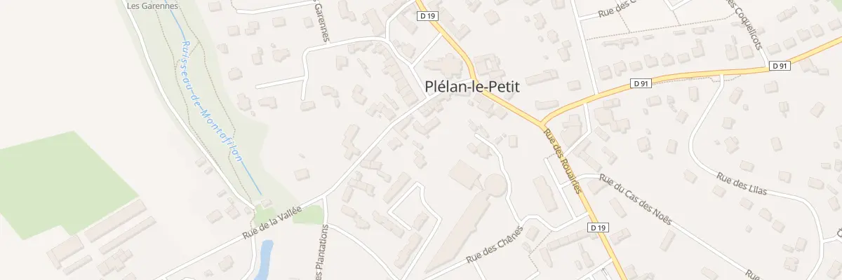 Plan du 5 Rue de la Vallée à Plélan-le-Petit