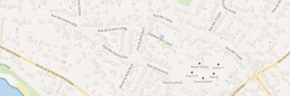 Plan du 26 Rue du Bois Roux à Préfailles