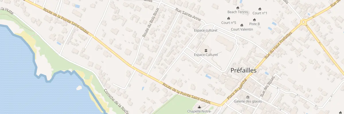 Plan du 7 Rue Docteur Guepin à Préfailles