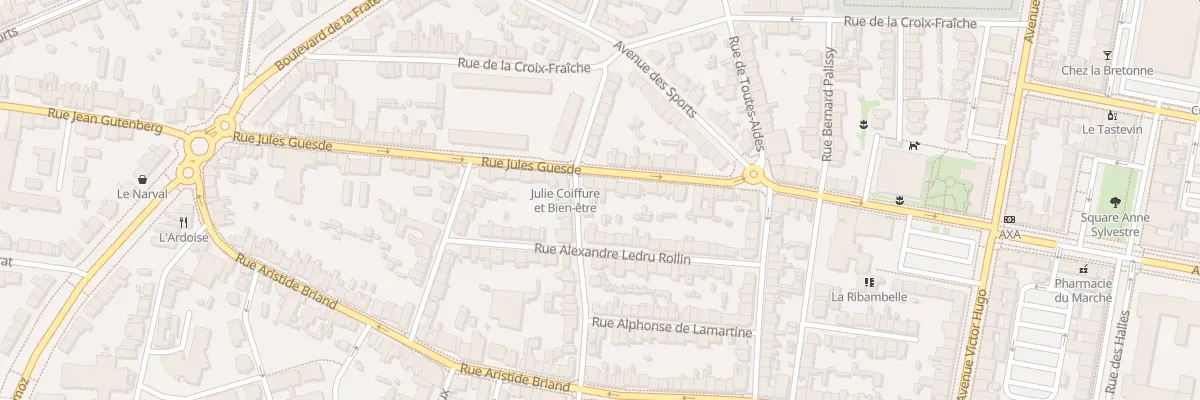 Plan du 27 Rue Jules Guesde à Saint-Nazaire