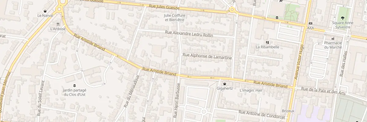 Plan du 4 Rue Emile Littré à Saint-Nazaire