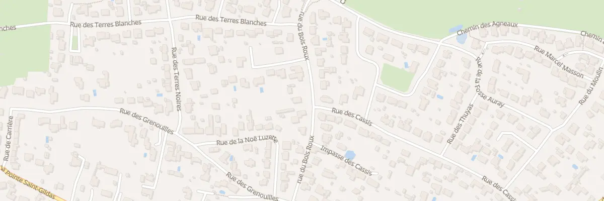 Plan du 21 Rue du Bois Roux à Préfailles