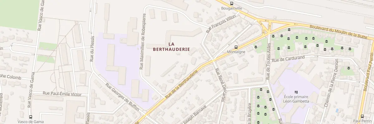 Plan du 6 Rue de la Berthauderie à Saint-Nazaire