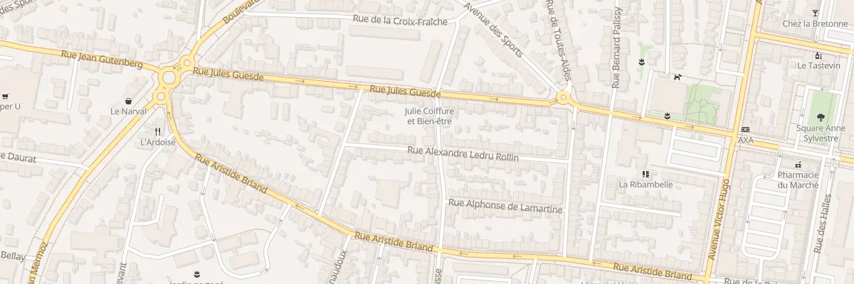 Plan du 23 Rue Emile Littré à Saint-Nazaire