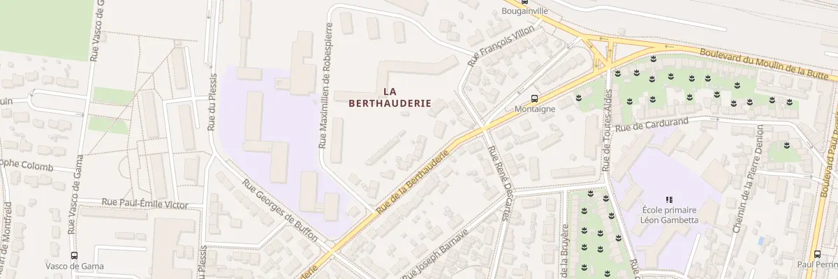 Plan du 8 Rue de la Berthauderie à Saint-Nazaire