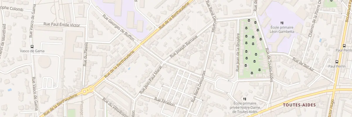 Plan du 2 Rue Joseph Barnave à Saint-Nazaire
