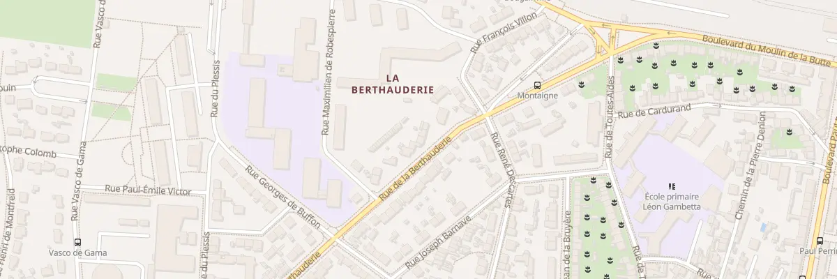 Plan du 12 Rue de la Berthauderie à Saint-Nazaire