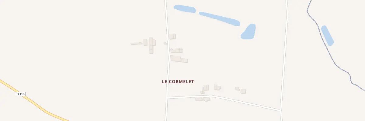 Plan du 5130 Le Cormelet à Réminiac