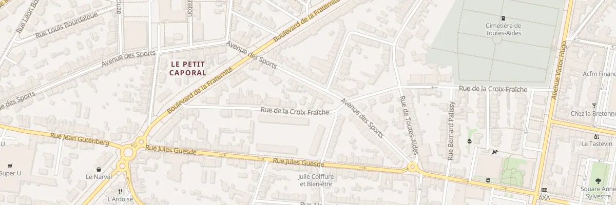 Plan du 24 Rue de la Croix Fraîche à Saint-Nazaire