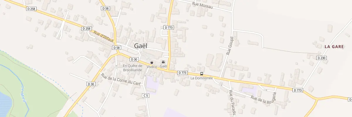 Plan du 4 Rue de la Libération à Gaël