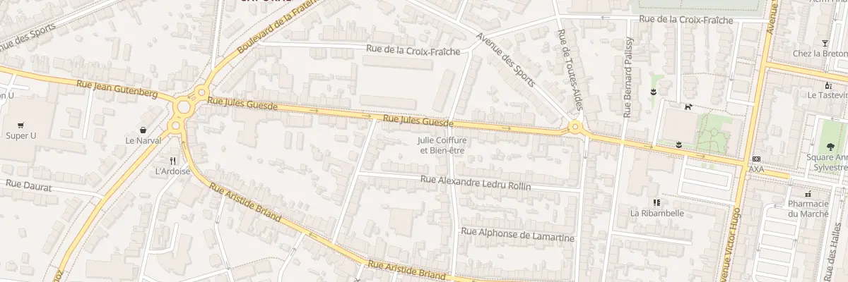 Plan du 31 Rue Jules Guesde à Saint-Nazaire