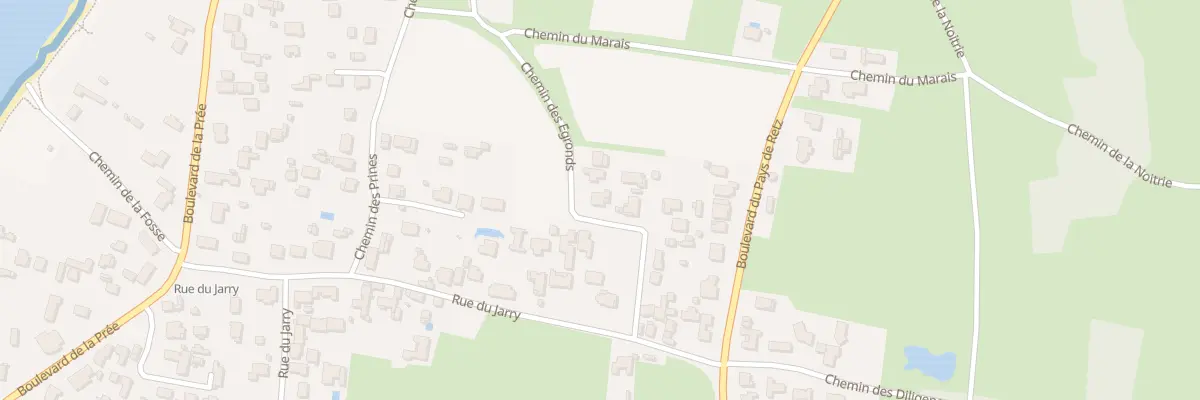 Plan du 12 Che des Egronds à La Plaine-sur-Mer
