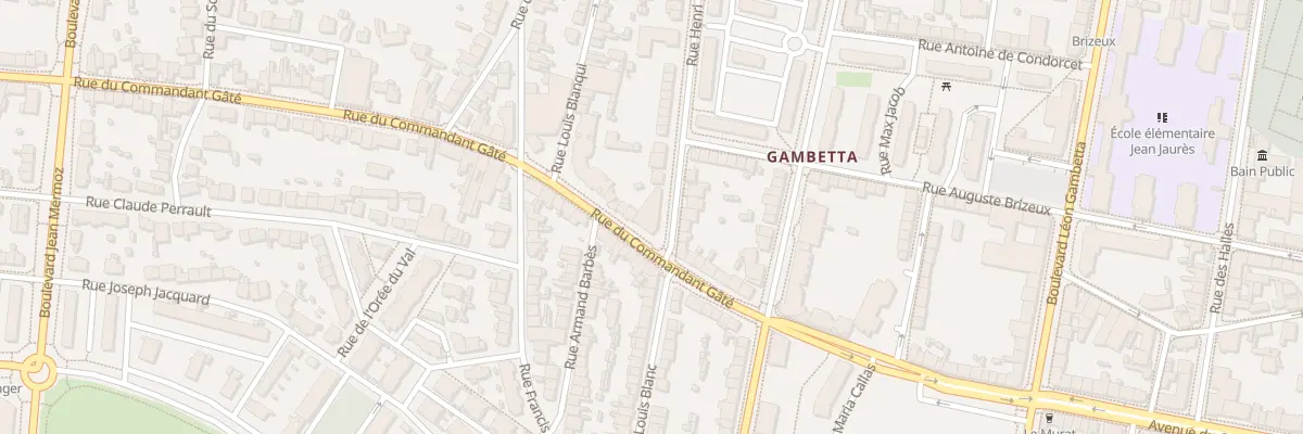 Plan du 50 Rue du Cdt Gustave Gate à Saint-Nazaire