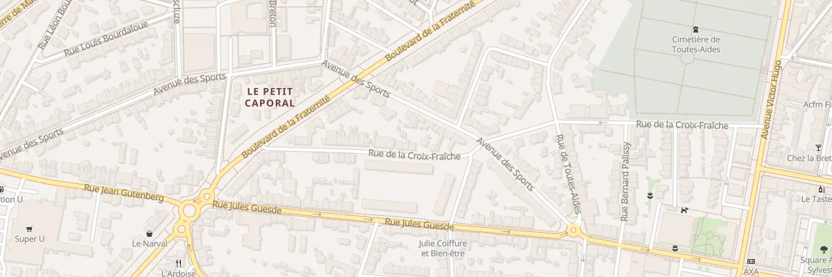 Plan du 28 Rue de la Croix Fraîche à Saint-Nazaire