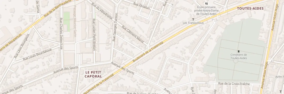 Plan du 1 Rue Clément Marot à Saint-Nazaire
