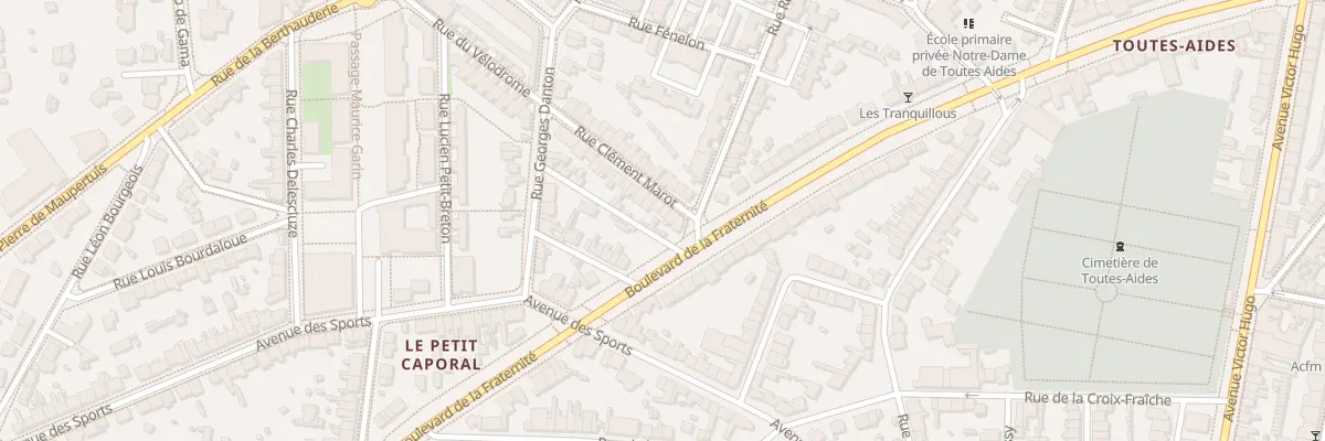 Plan du 3 Rue Clément Marot à Saint-Nazaire