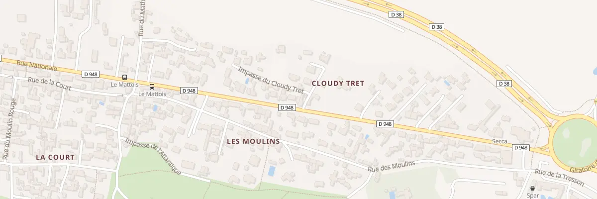 Plan du 125 Rue Nationale à La Guérinière