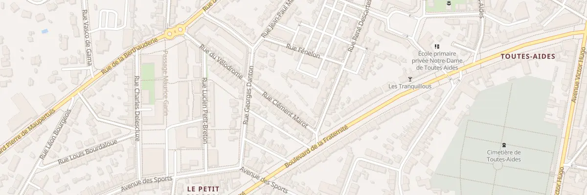 Plan du 14 Rue Clément Marot à Saint-Nazaire