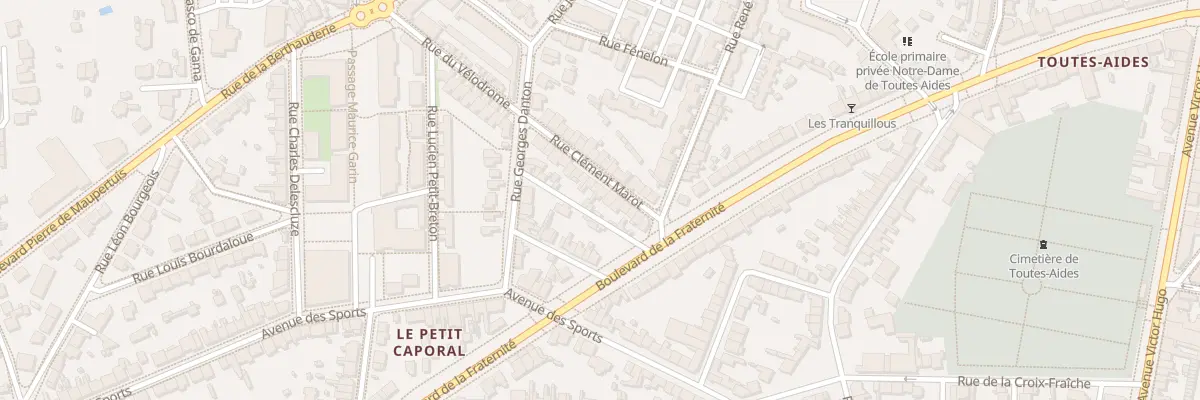 Plan du 11 Rue Clément Marot à Saint-Nazaire