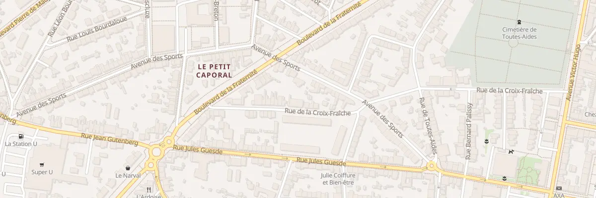 Plan du 34 Rue de la Croix Fraîche à Saint-Nazaire