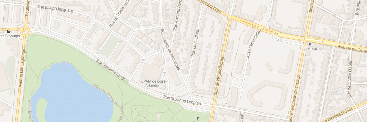 Plan du 9 Rue Louis Blanc à Saint-Nazaire