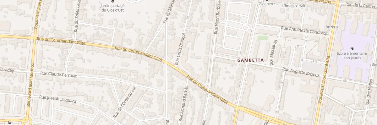 Plan du 2 Rue Louis Blanqui à Saint-Nazaire