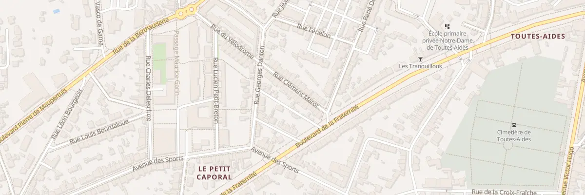 Plan du 15 Rue Clément Marot à Saint-Nazaire