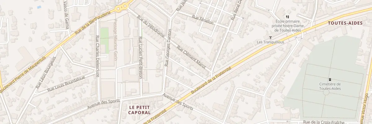 Plan du 17 Rue Clément Marot à Saint-Nazaire