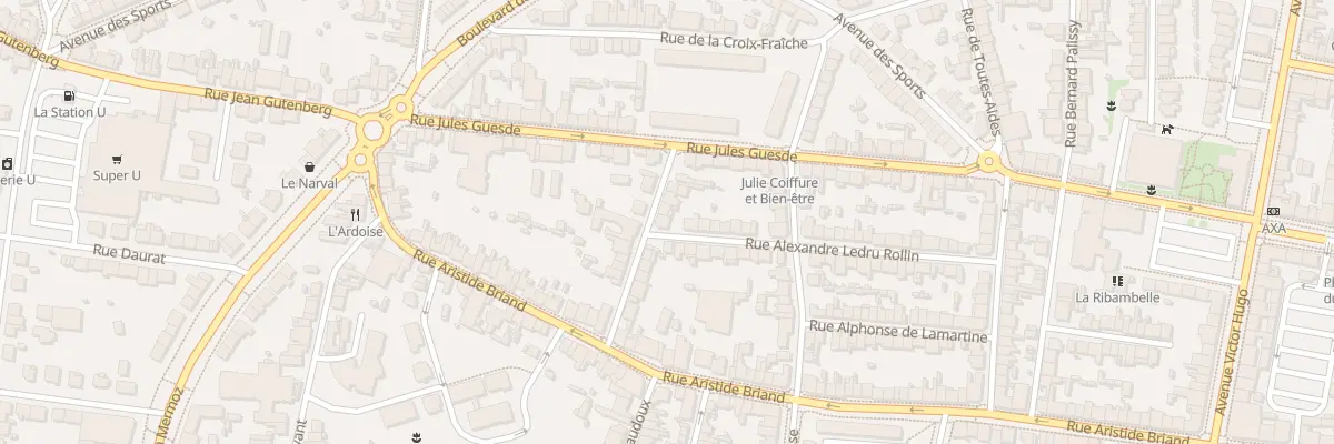 Plan du 48 Rue Alexandre Ledru-Rollin à Saint-Nazaire
