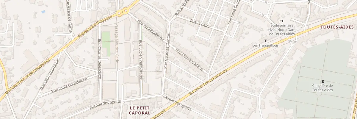 Plan du 23 Rue Clément Marot à Saint-Nazaire